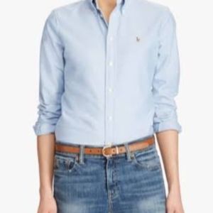 Ralph Lauren Custom Fit Cotton Oxford Shirt